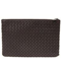 Bottega Veneta - Medium Woven Clutch - Lyst