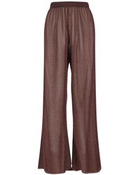 Oséree - Oséree Lumière Wide-Leg Pants - Lyst