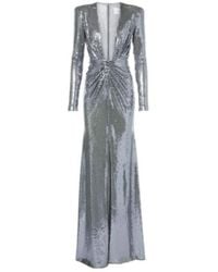 Alex Perry - Sequined Gathered Gown - Lyst