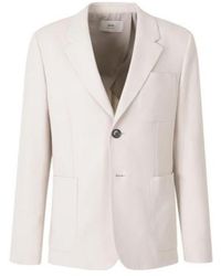 Ami Paris - Single-Breasted Long Sleeved Blazer - Lyst