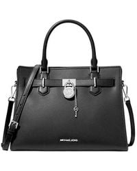 Michael Kors - Hamilton Medium Leather Satchel - Lyst