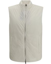 Herno - Zip-Up Sleeveless Gilet - Lyst