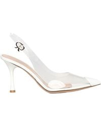 Gianvito Rossi - Slingback Pointed Heeled Pumps - Lyst