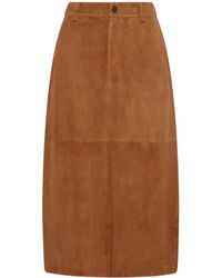Marella - Belted A-Line Skirt - Lyst