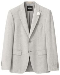 BOSS - Long-Sleeved Suit Jacket - Lyst