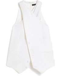 Max Mara - Pianoforte Selva Button-Up Gilet - Lyst