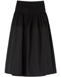 Jil Sander - High-Waist A-Line Tiered Skirt - Lyst