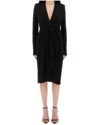 Tom Ford - Long Sleeve Wrap Dress - Lyst