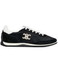Celine - Racer Low Lace-Up Sneaker With Triomphe - Lyst