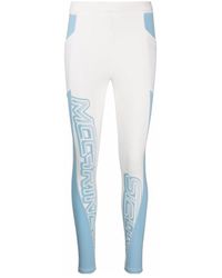 Stella McCartney - Logo Printed High Waist Leggings - Lyst