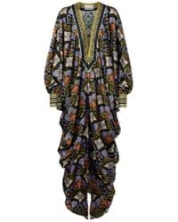 ALÉMAIS - Cece Floral Silk Kaftan - Lyst