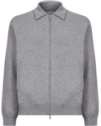 Lardini - Long Sleeved Zip-Up Jacket - Lyst