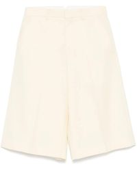 Ami Paris - Tailored Knee-Length Shorts - Lyst