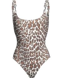 Tory Burch - Leopardprint Stretch Swimsuit - Lyst