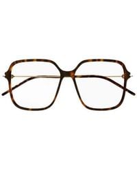 Gucci - Eyewear Rectangle Frame Glasses - Lyst