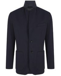 Brioni - Wool Milano Jersey Single-Breasted Blazer - Lyst