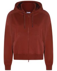 Brunello Cucinelli - Drawstring Zipped Hoodie - Lyst