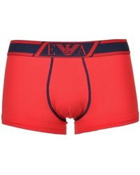 Emporio Armani - Logo Waist-Printed Boxers - Lyst