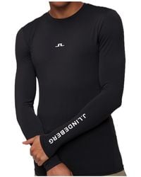 J.Lindeberg - Long Sleeve Logo T-Shirt - Lyst