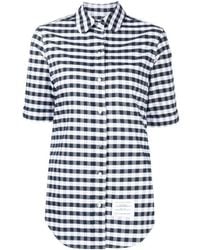 Thom Browne - Gingham Check Pattern Shirt - Lyst