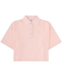 Maison Kitsuné - Maison Kitsuné Baby Fox Cropped Polo Shirt - Lyst