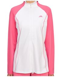 J.Lindeberg - Zippered Long-Sleeved Casual Jacket - Lyst