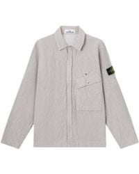 Stone Island - Pocket Textured Jacket - Lyst