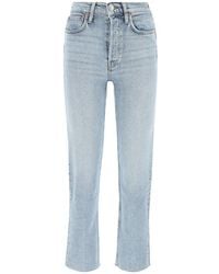 RE/DONE - Mid-Rise Straight Leg Jeans - Lyst