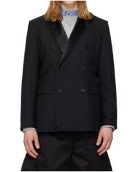 Sacai - Wool Blend Suit Jacket - Lyst