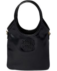 Miu Miu - Ivy Leather Handbag - Lyst