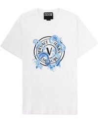 Versace - Jeans Couture Logo Print T-Shirt - Lyst
