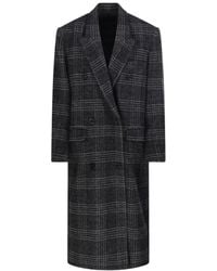 Isabel Marant - Isabel Marant Étoile Double-Breasted Long Coat - Lyst