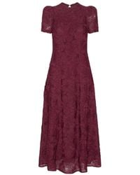 ROTATE BIRGER CHRISTENSEN - Dollarina Floral Mesh Maxi Dress - Lyst