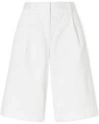 Matteau - Cotton-Blend Twill Shorts - Lyst