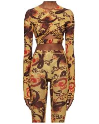 KNWLS - Anti-Cross Print Top - Lyst