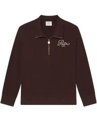 FRAME - X Ritz Paris Half-Zip Sweatshirt - Lyst