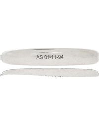 AllSaints - Engraved Minimalist Bracelet - Lyst