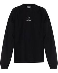 Vetements - Shut Down Embroidered Sweatshirt - Lyst