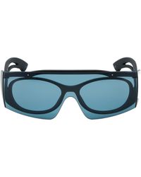 McQueen - Eyewear Smoke Mask Two-Toned Sunglasses - Lyst