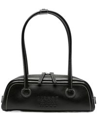 Marge Sherwood - Mini Contrast-Stitch Leather Shoulder Bag - Lyst