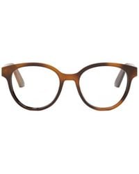 Dior - Eyewear Midnight Round Frame Glasses - Lyst