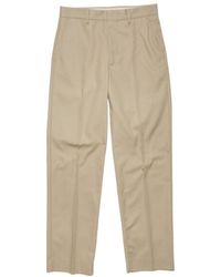 Acne Studios - High-Waisted Straight-Leg Trousers - Lyst
