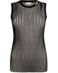 Liu Jo - Striped Knitted Top - Lyst