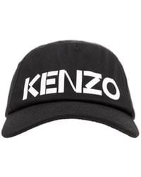 KENZO - Logo Embroidered Baseball Cap - Lyst