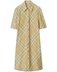 Burberry - Vintage-Check Short-Sleeved Shirt Dress - Lyst