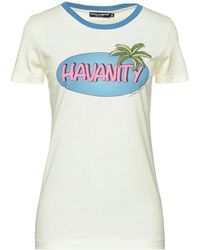 Dolce & Gabbana - Solid Color Printed T-Shirt - Lyst
