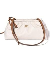 Miu Miu - Logo Handbag - Lyst