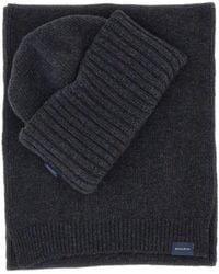 Woolrich - Ribbed-Knit Beanie Hat And Scarf Set - Lyst
