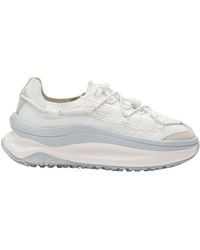 Moon Boot - Lace-Up Knitted Sneakers - Lyst