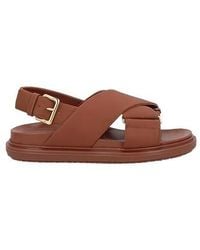 Marni - Plain Colour Sandals - Lyst